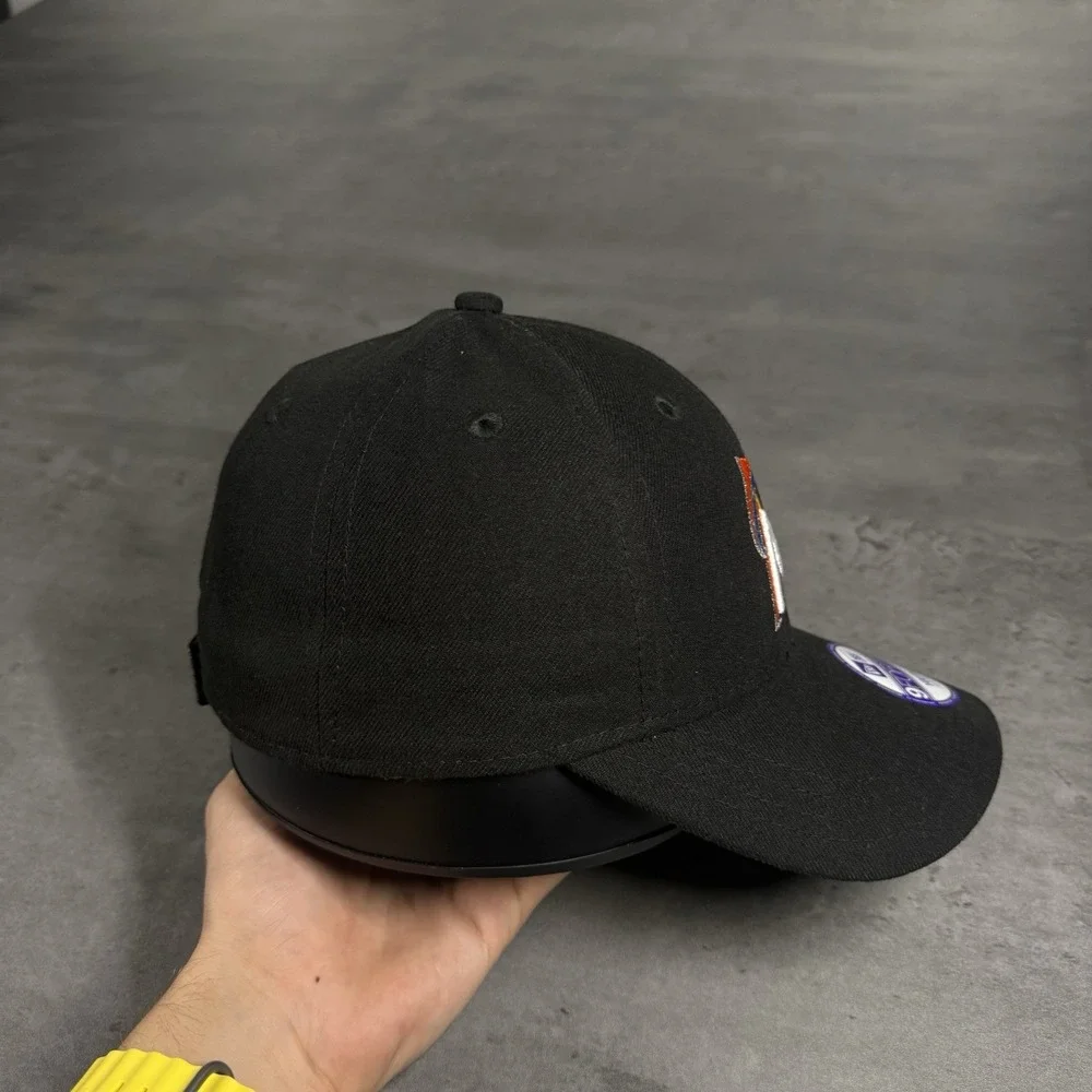 Miami Marlins Hat New‎ Era Cap Black Youth Kids 9Forty Adjustable Strapback MLB